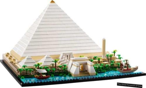 Lego architecture grote piramide van Gizeh