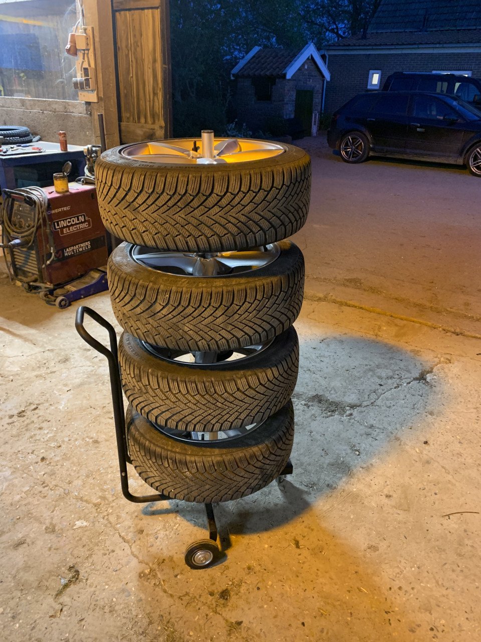 Winterbanden met velg 17 inch 5x112