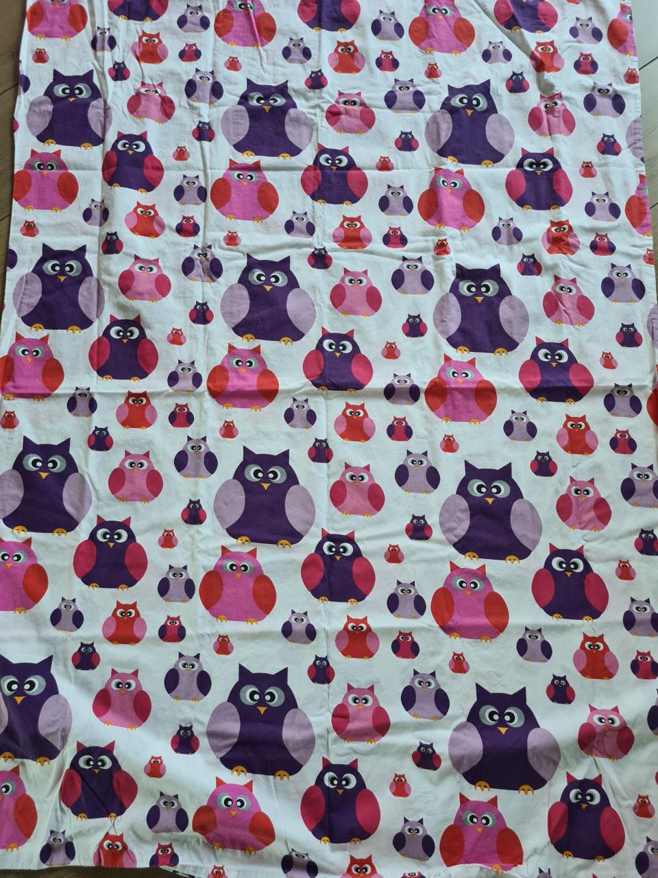 Roze , rood ,wit peuter / kleuter dekbedovertrek