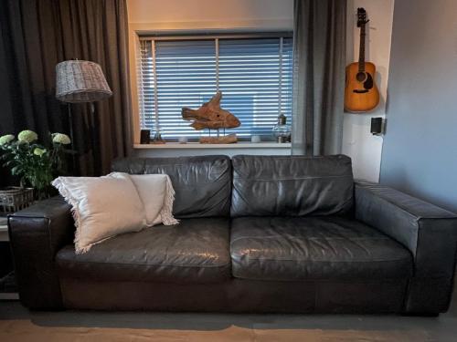 Prachtige lederen bank