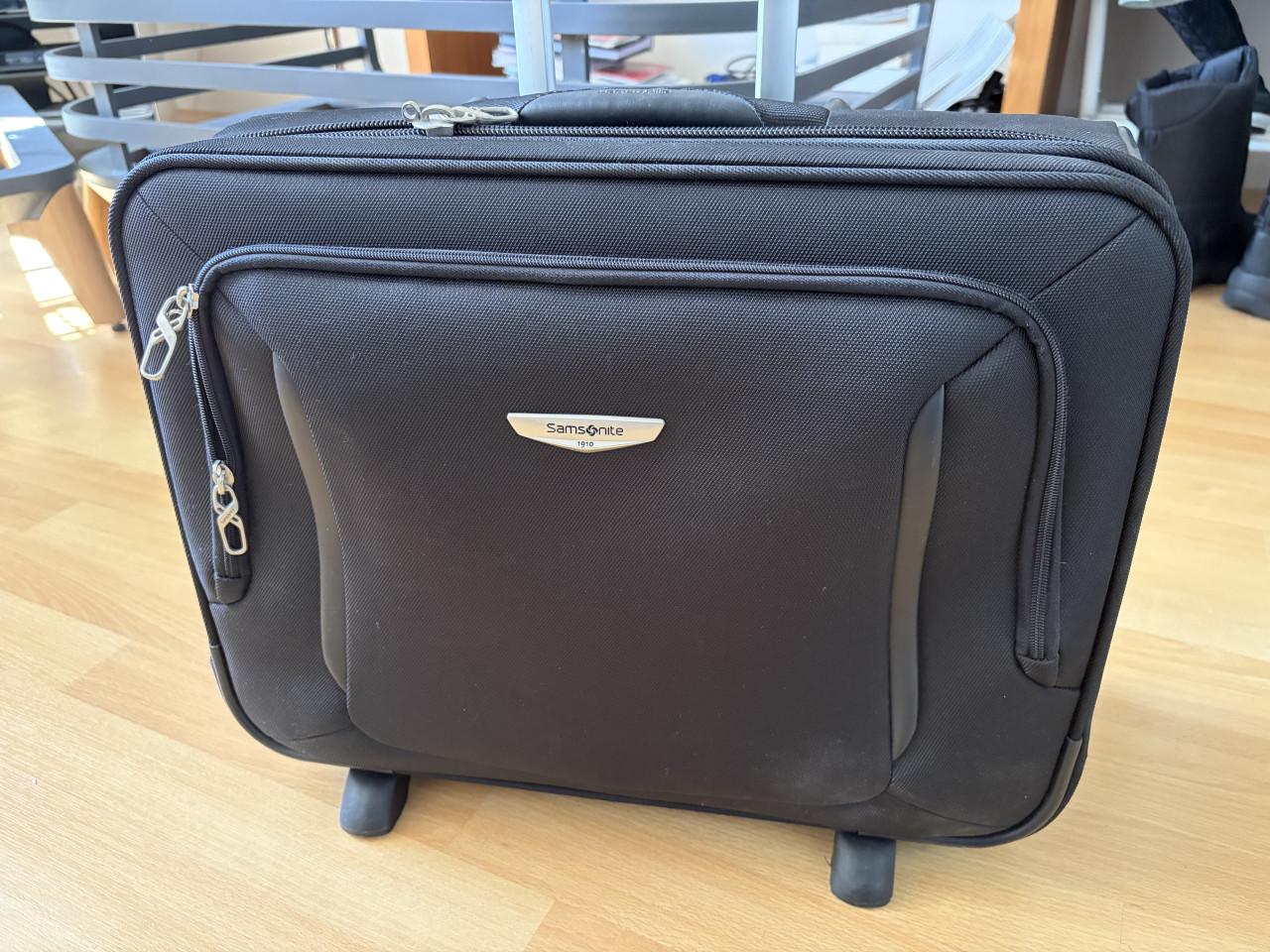 Samsonite rolkoffer / laptoptas