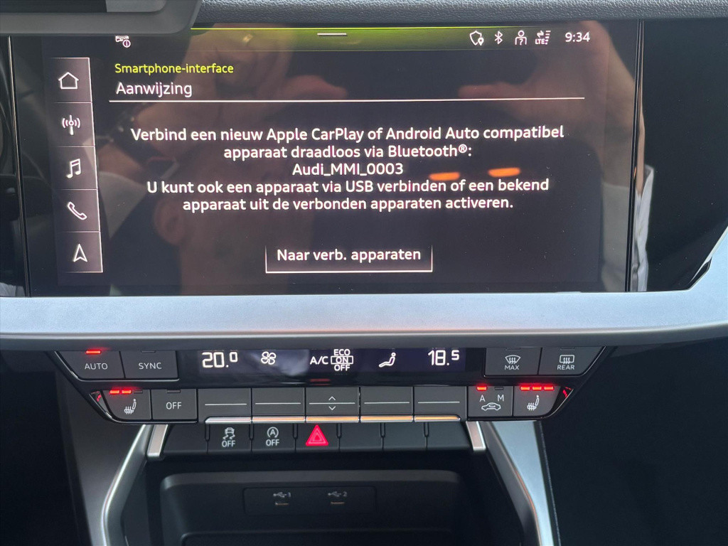 Audi A3 sportback 35 tfsi 150pk s-tronic s-line|acc| led| carplay|rijklaar 