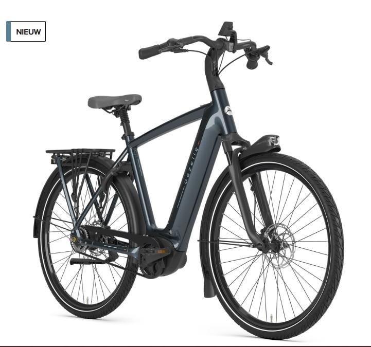 Gazelle Grenoble C5 met belt aandrijving en Bosch midden motor