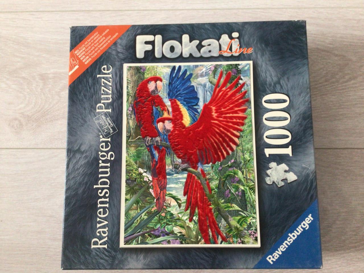 Puzzel met fluweelstructuur