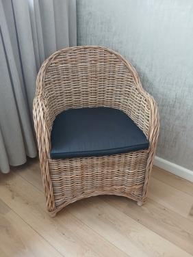 Landelijke rotan stoel