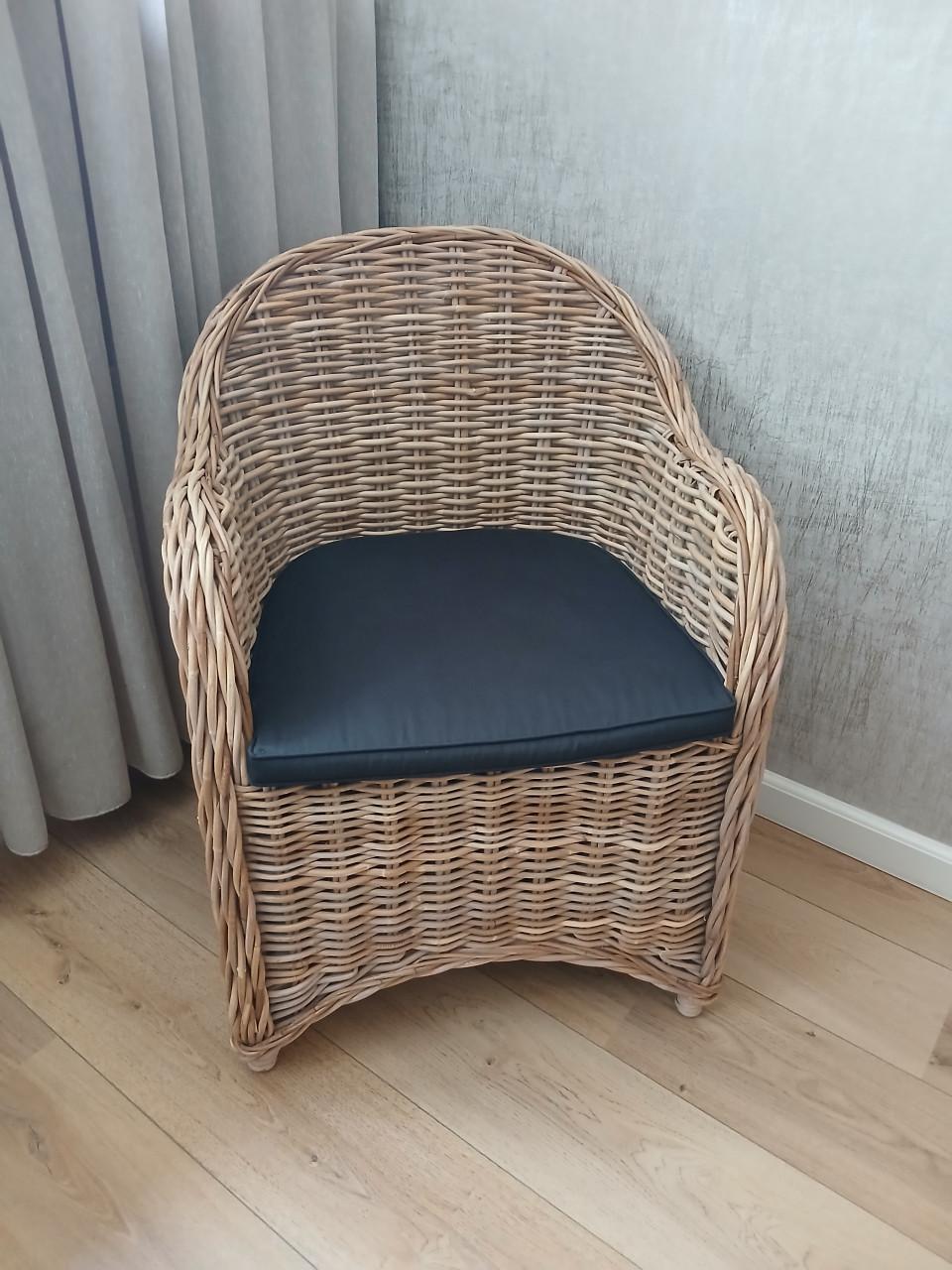 Landelijke rotan stoel