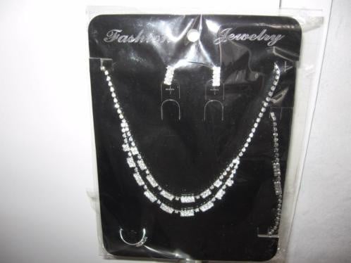 Stras sieraden setje nieuw