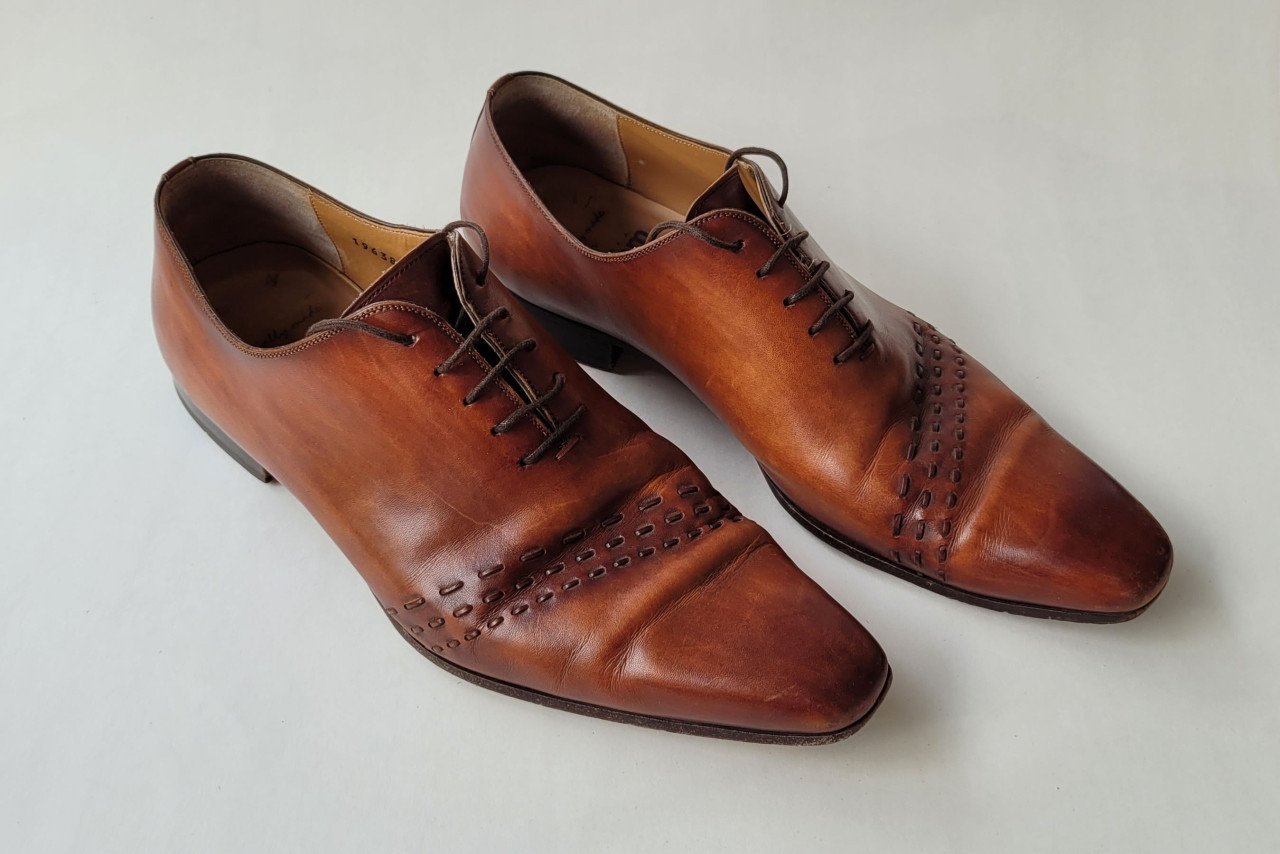 Magnanni bruine veterschoenen