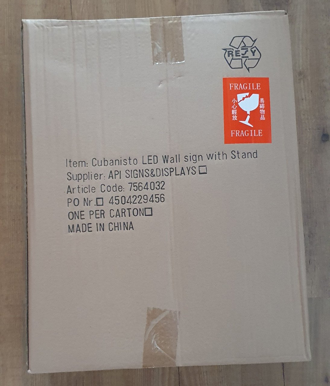 CUBANISTO  Ledlamp " NIEUW "