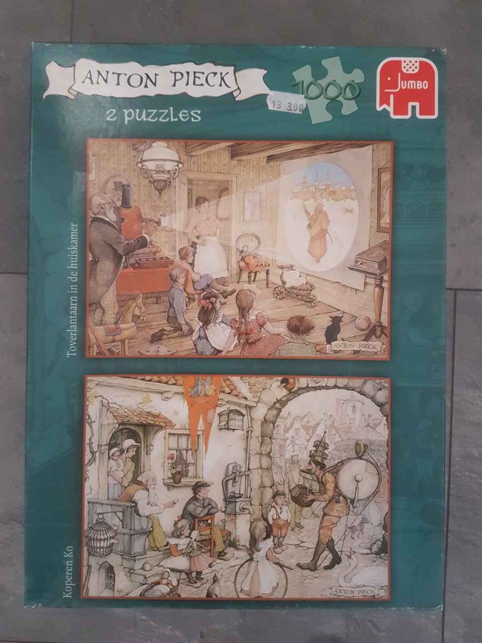 Jumbo puzzels Anton Pieck 4x1000 stukjes
