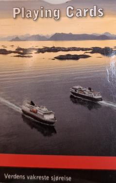 Speelkaarten met foto’s van de Hurtigruten