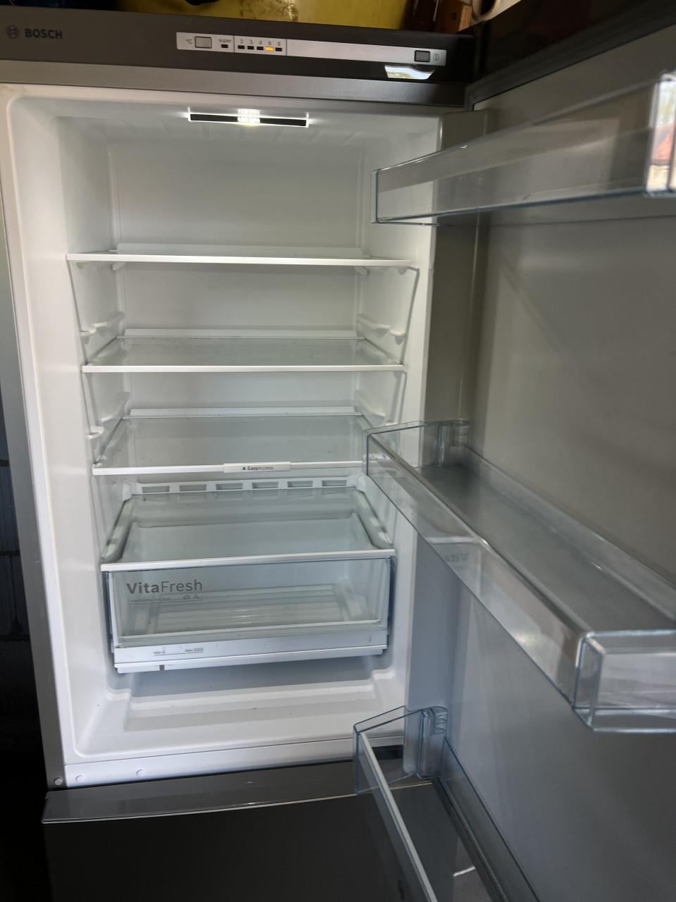 Bosch RVS koel vries combinatie LowFrost 176x60 cm. Energieklasse A++