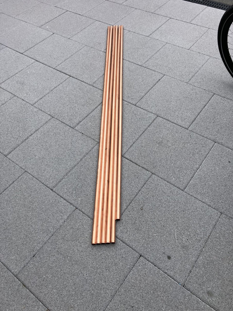 Koperen leiding 22mm