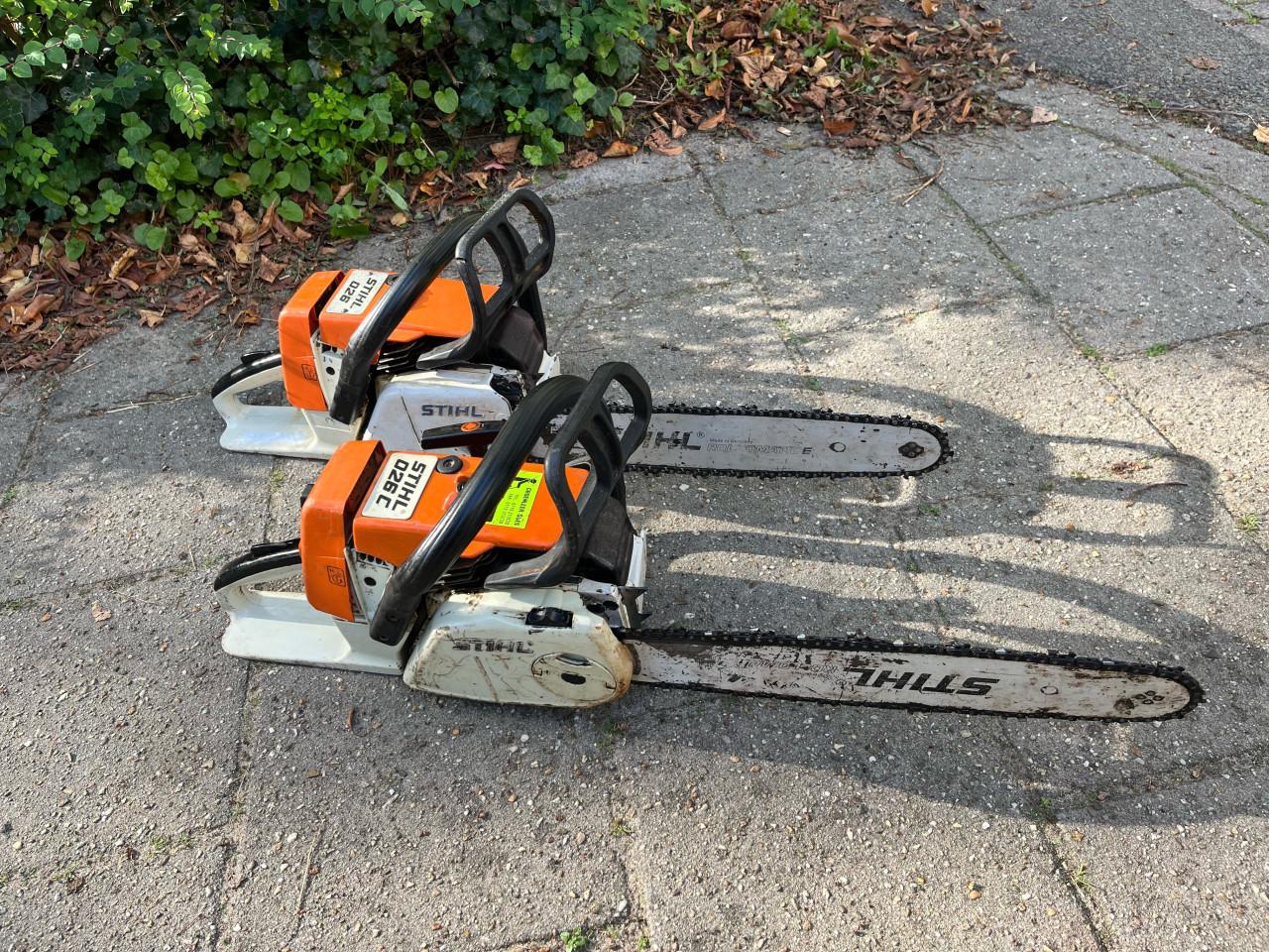 2 x Stihl 026, prof zagen