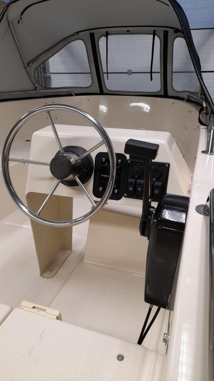 PL-Sylas polyester consoleboot compleet met motor, trailer & accessoires