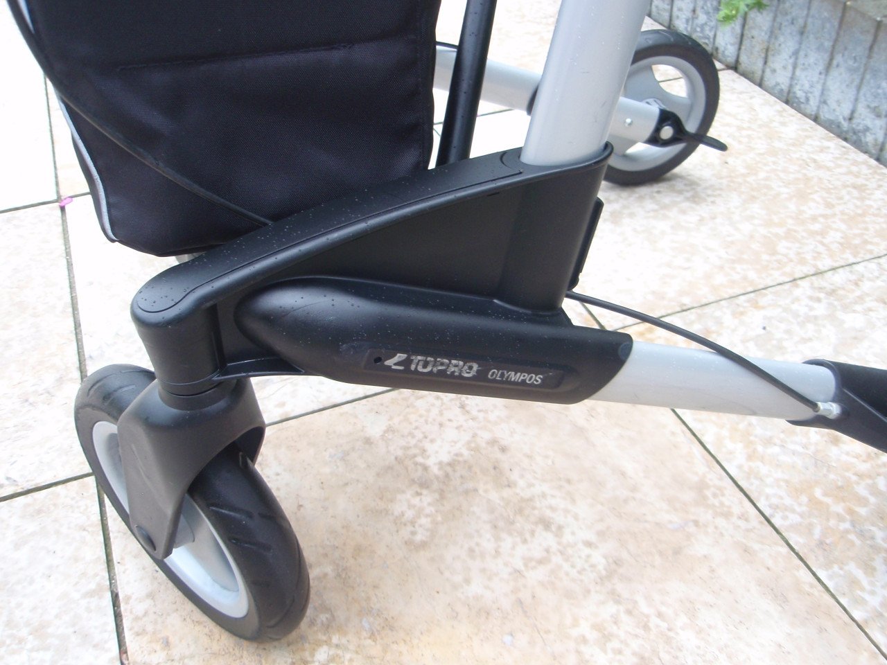 Zgan Topro Olympos opvouwbare lichtgewicht rollator met grote wielen