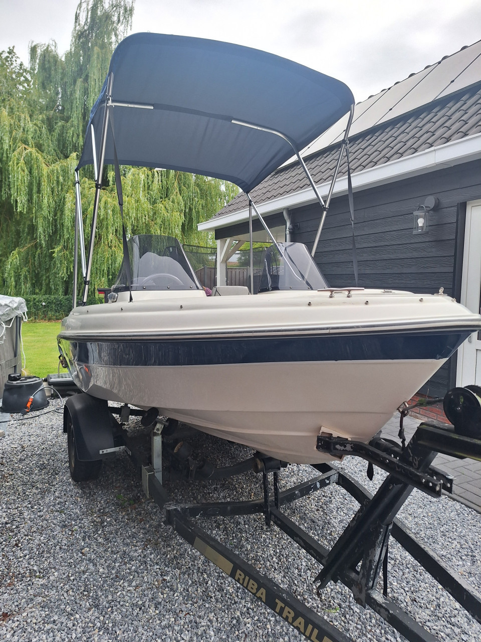 Consoleboot Bayside - 25PK Mercury - volledige set vaarklaar