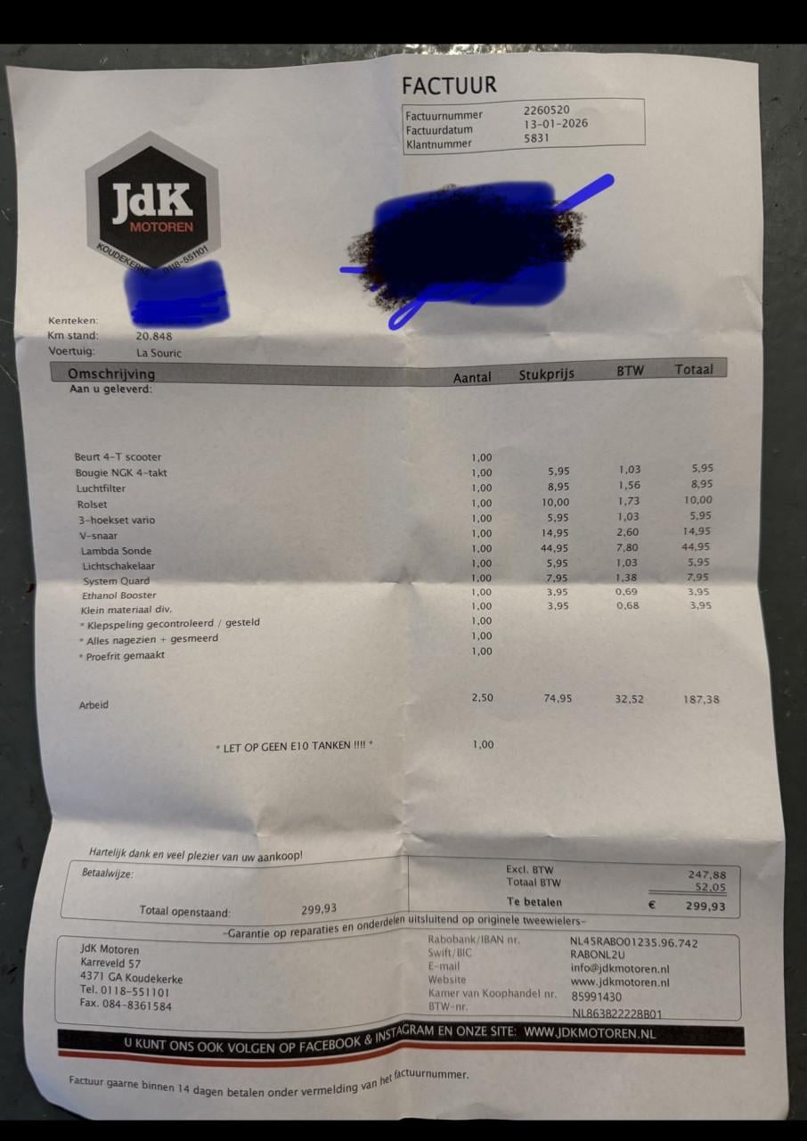 La Souris Sourini Special Edition Matt Black Geel kenteken