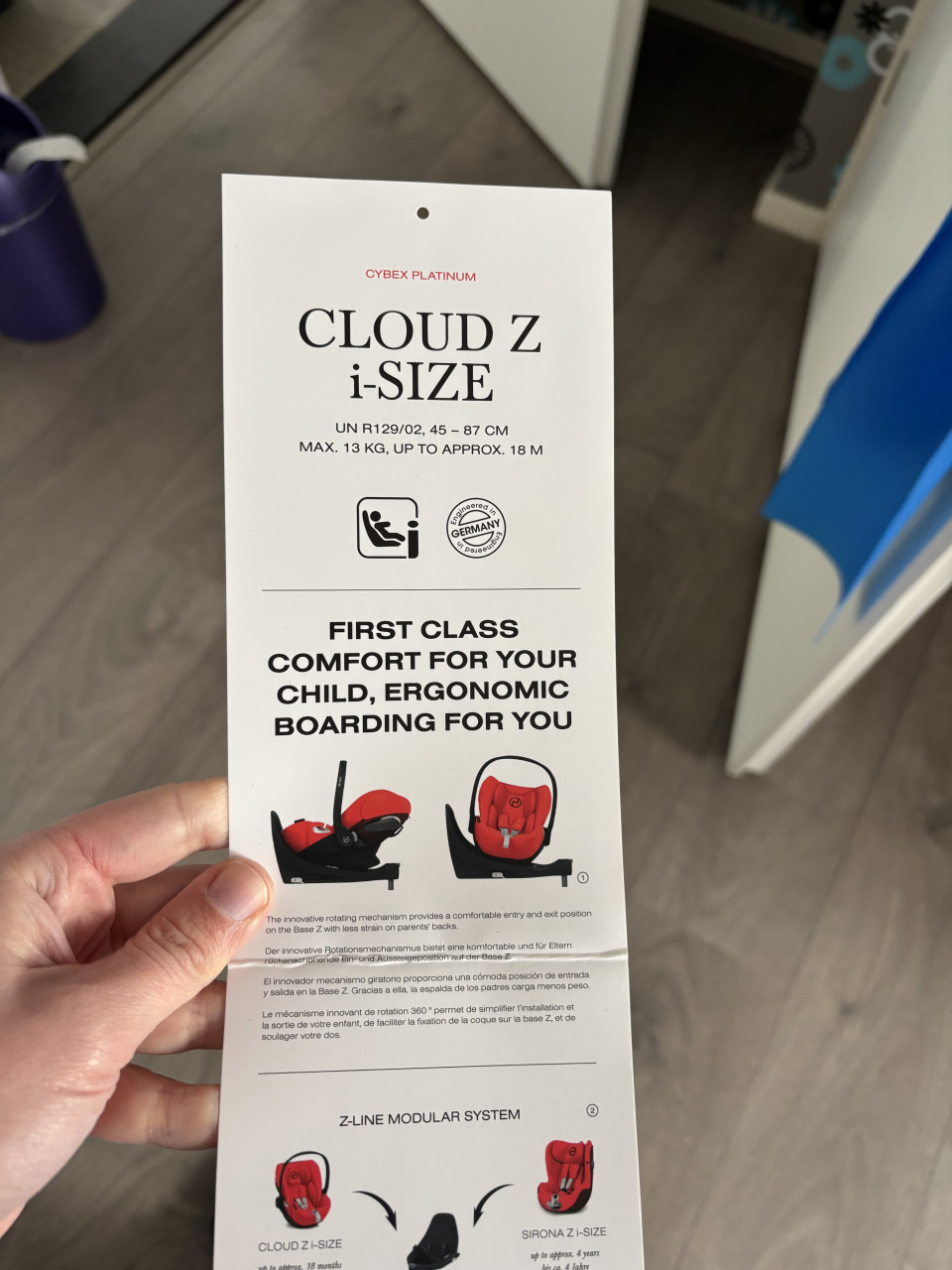 Cybex i cloud z autostoel met base