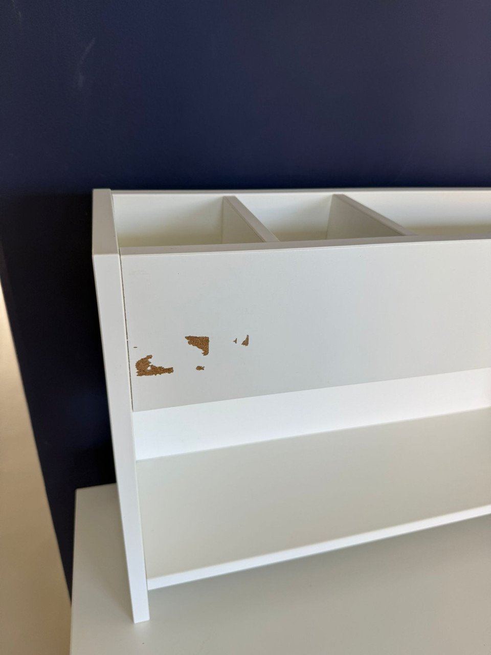 Kinderbureau Ikea wit in hoogte verstelbaar