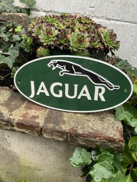 Jaguar reclamebord
