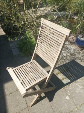 Teak stoelen