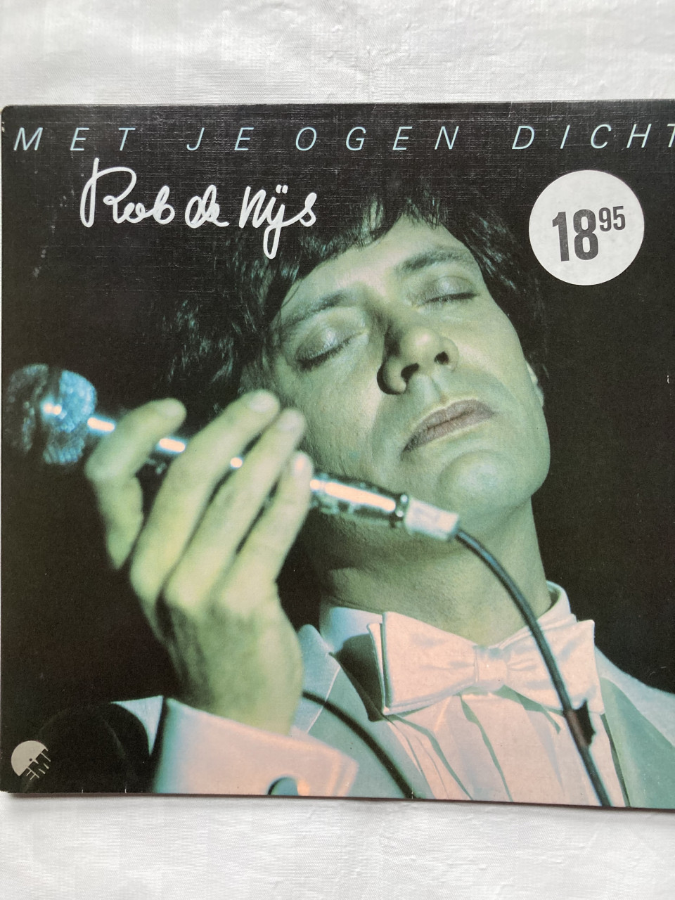 LP Nederlandse artiest Rob de Nijs Met je ogen dicht