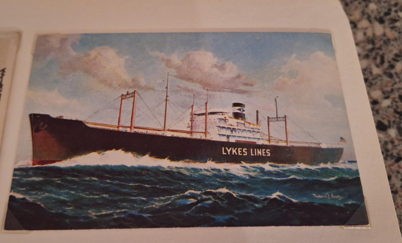 Postkaarten van oude schepen