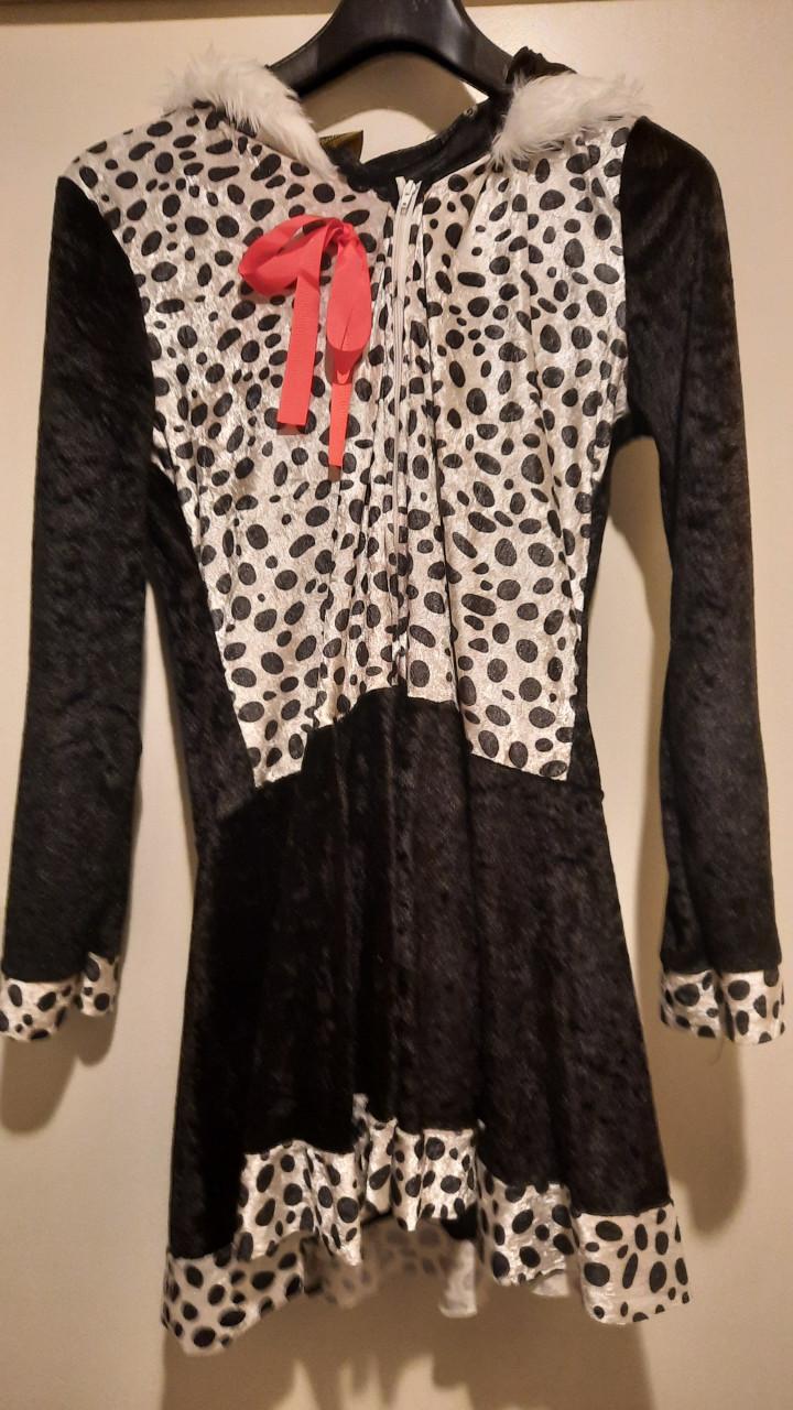 Carnaval dalmatier jurk met capuchon