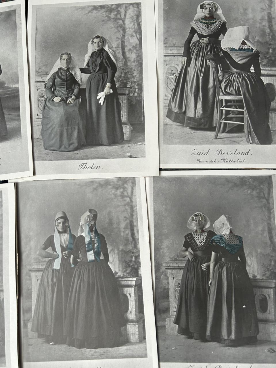 Verzameling platen zeeuwsche klederdracht 1894