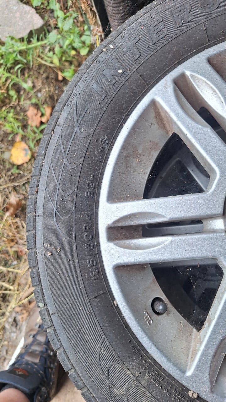 Zomerbanden met velg : Fiat panda.