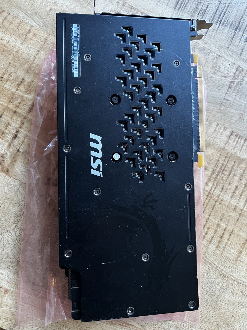 MSI Rx 580 gaming 8GB  x+ speciale editie gereserveerd