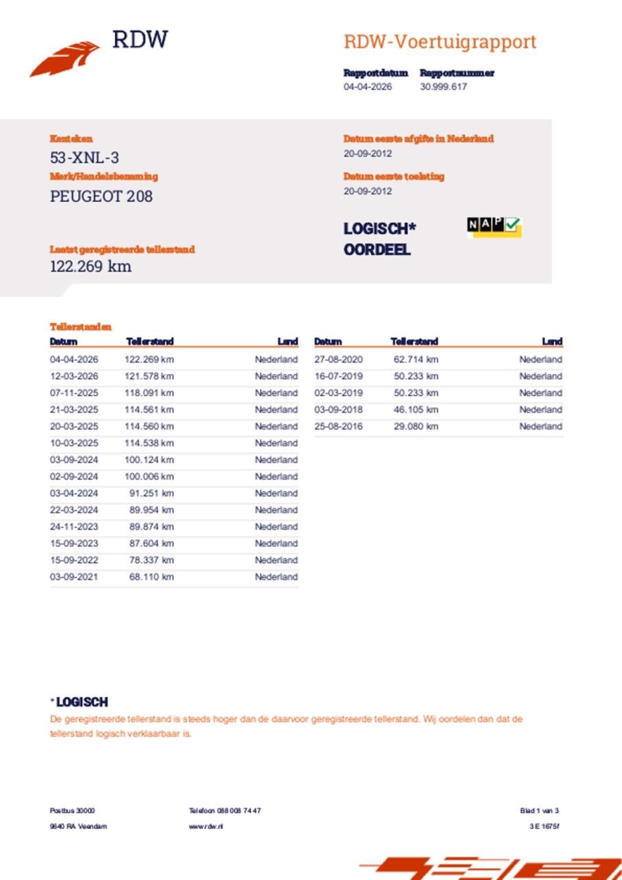 Peugeot 208 1.4 vti envy | orig. nl | navi | climate | cruise