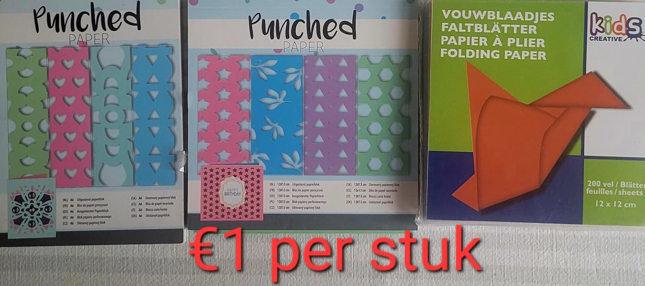 Stencils, Sjabloon en stempels Vanaf € 0,50