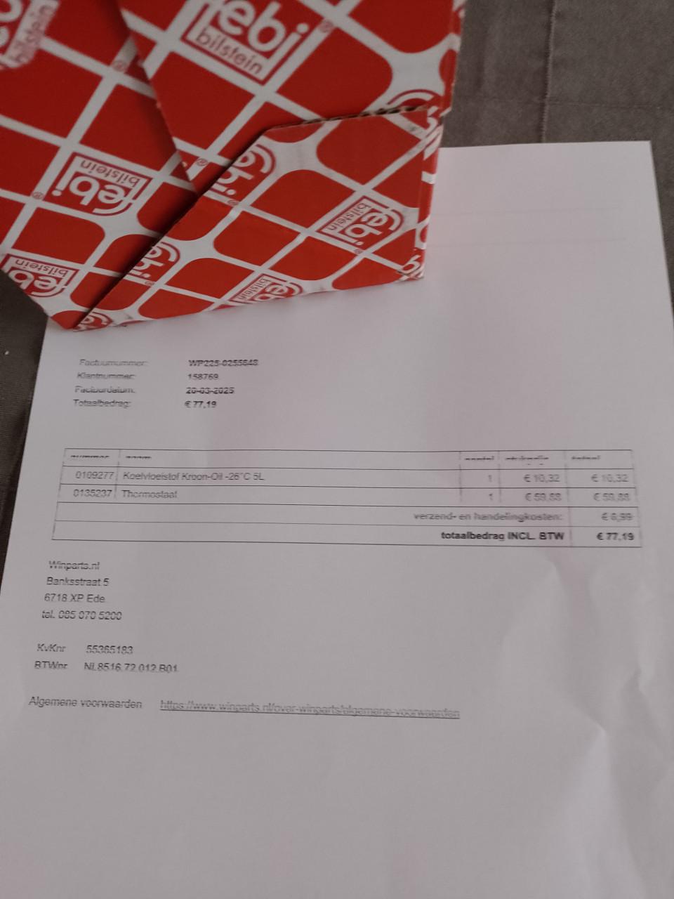 Thermostaat 32988 FEBI voor BMW-Nieuw in verpakking