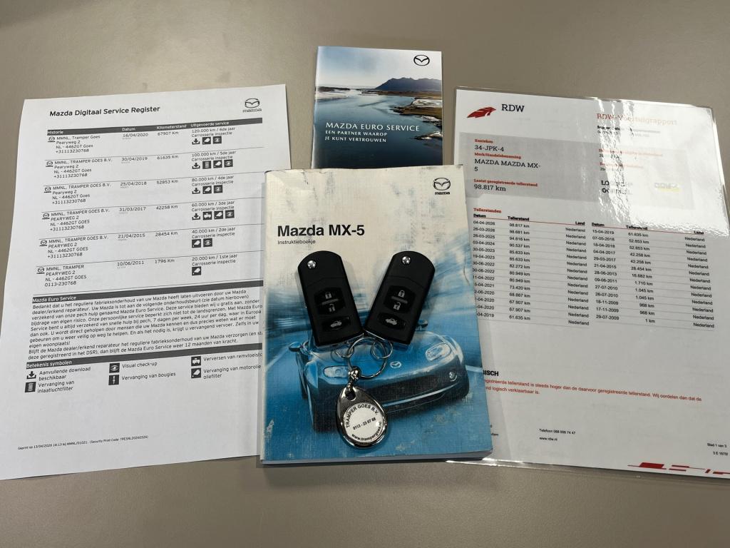 Mazda Mx-5 2.0 s-vt touring|rijklaar