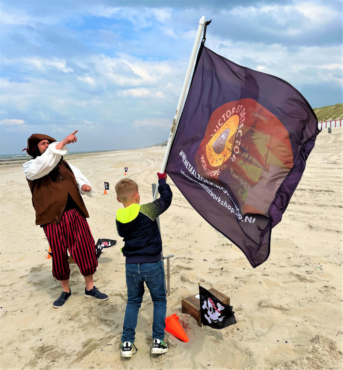 Unieke schatzoek feestjes met zeeroverskapitein Dirkie Duit