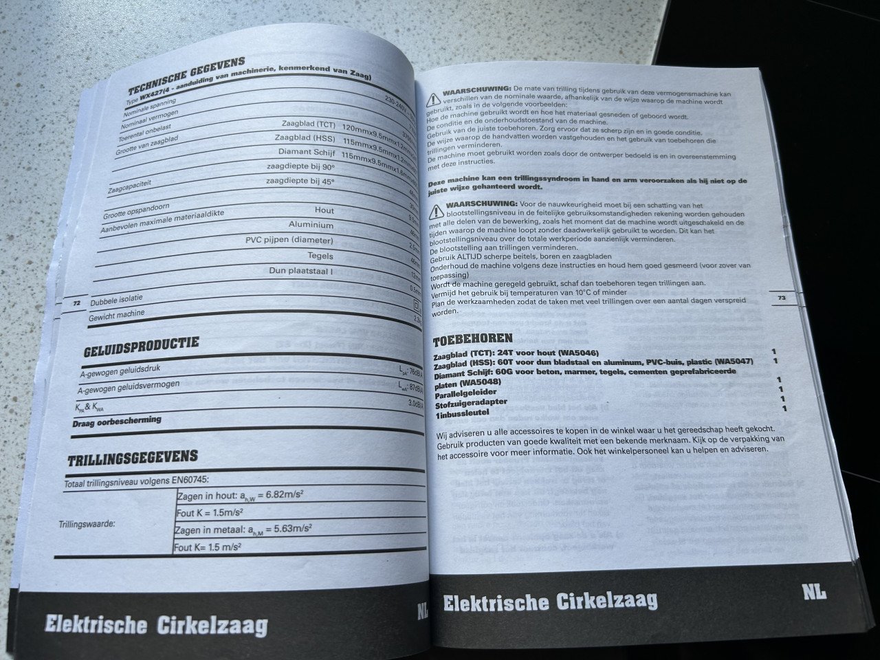 Cirkelzaag machine