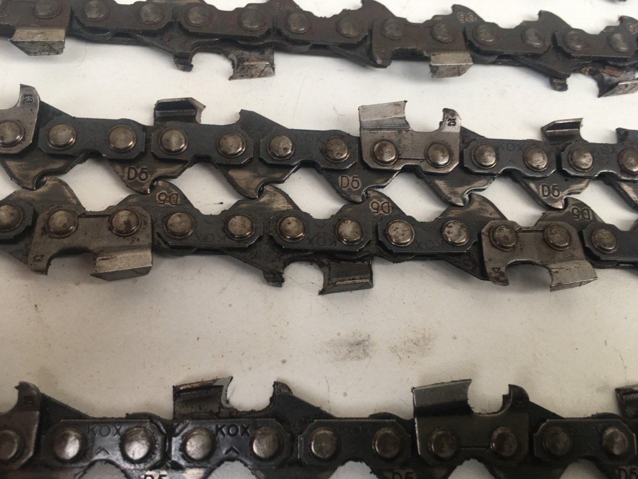5x zaagketting voor kettingzaag dolmar, husqvarna etc zo goed als nieuw