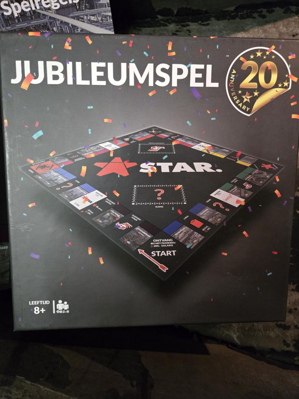"Star Jubileumspel", vergelijkbaar met monopoly.
