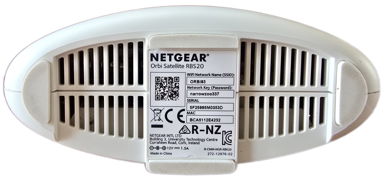 NETGEAR Orbi RBR20 router incl. 2x Orbi Sattellite RBS20