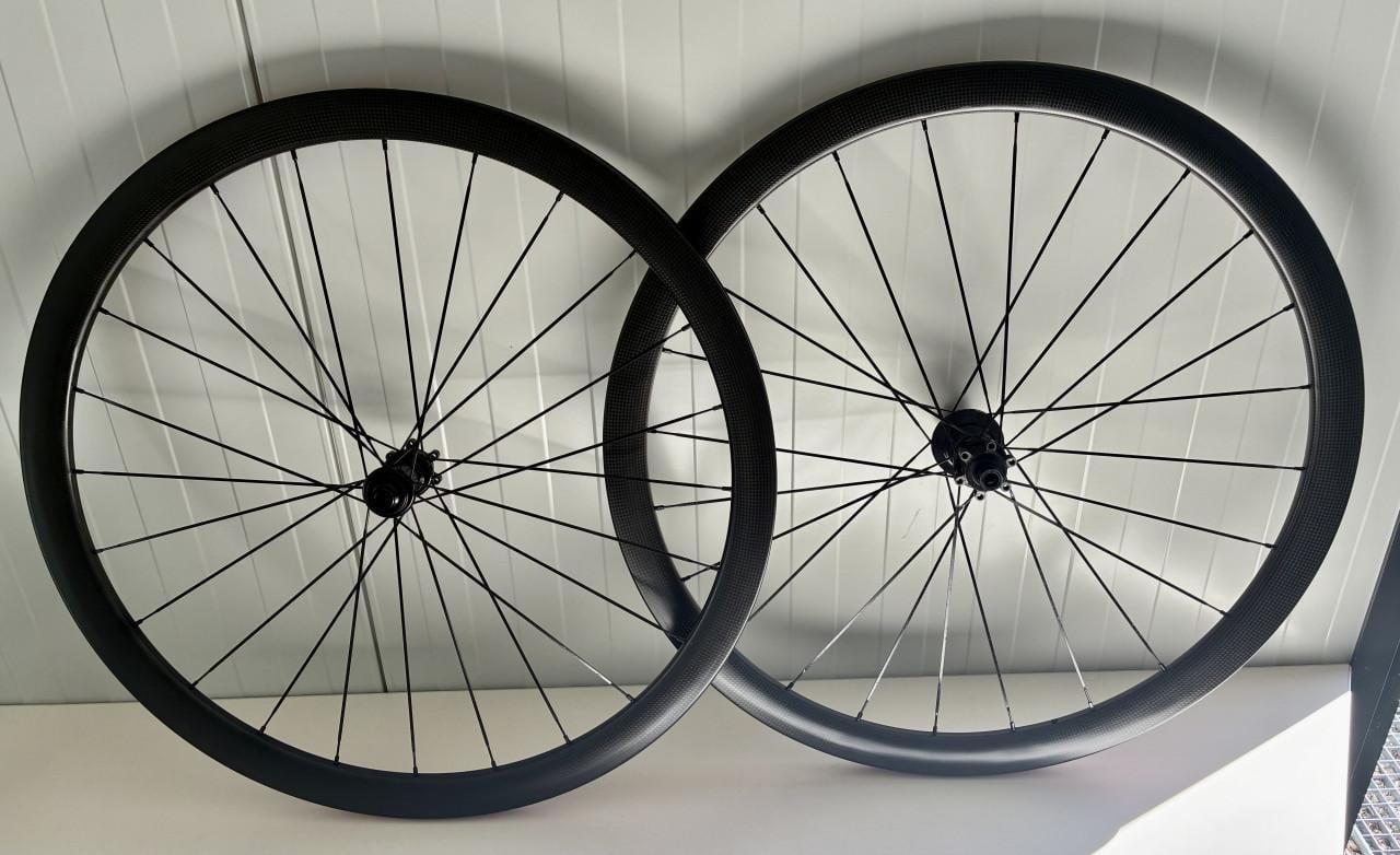 Set carbon wielen (disc)