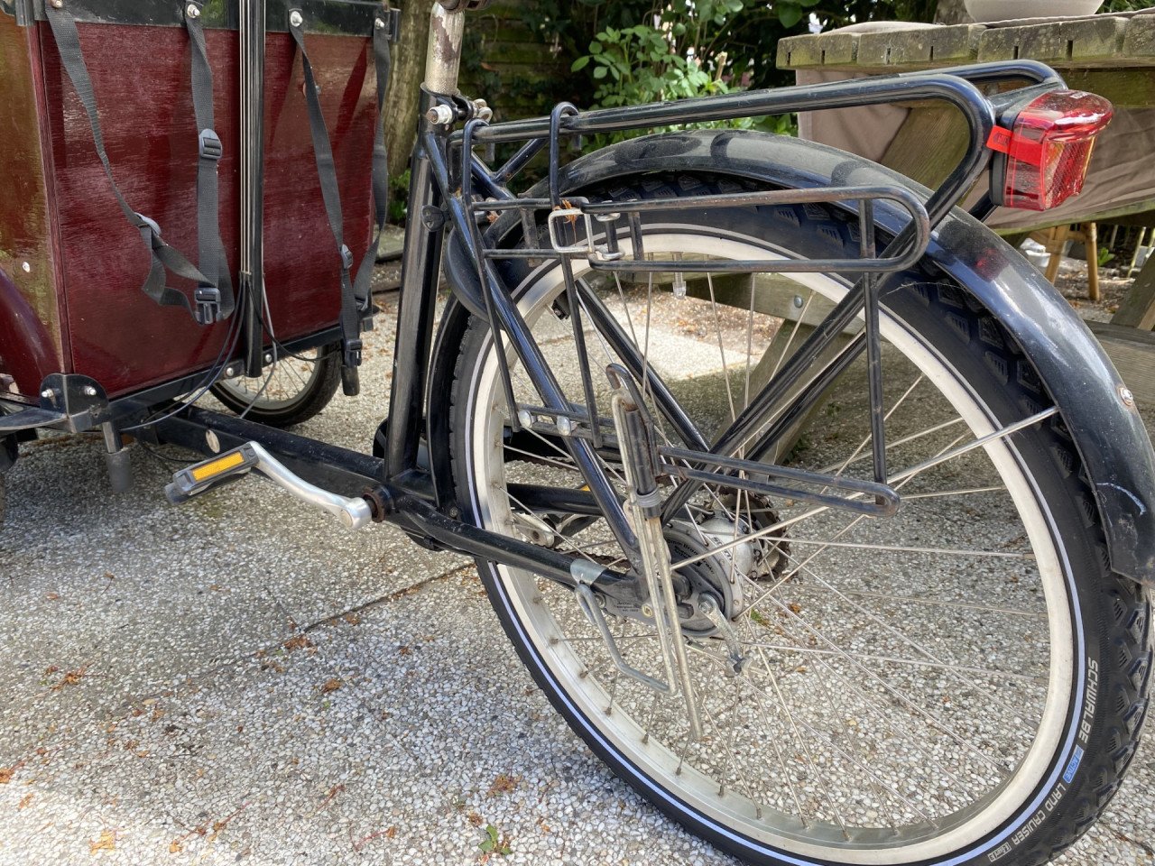 Babboe Big bakfiets 1e gen. - nieuw in de lak, technisch als nieuw!