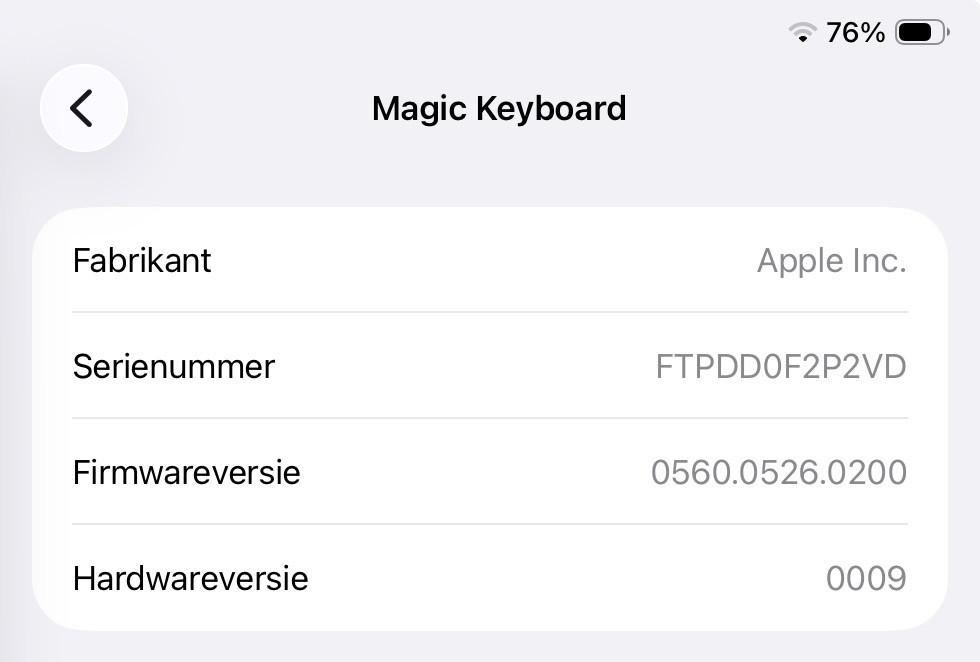 Apple iPad Air 4e Generatie 2020 incl. Apple Magic Keyboard.