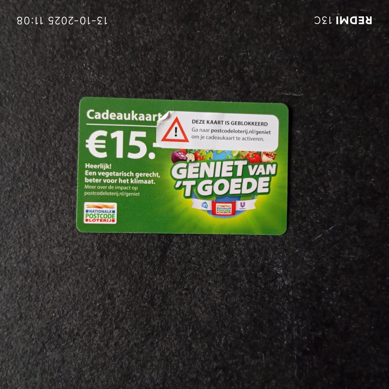 Cadeau kaart