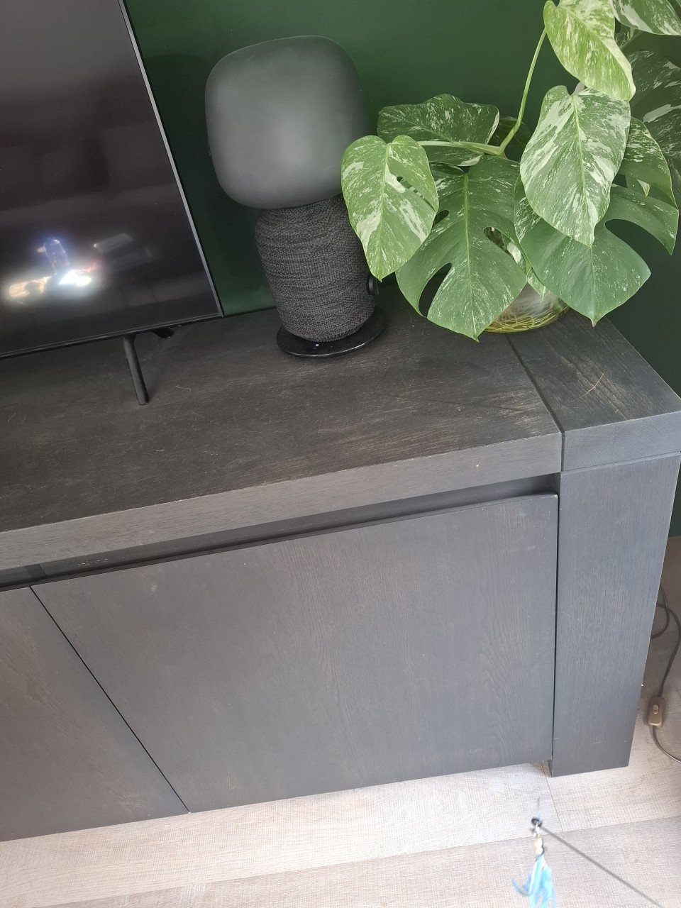 Tof zwart massief dressoir.