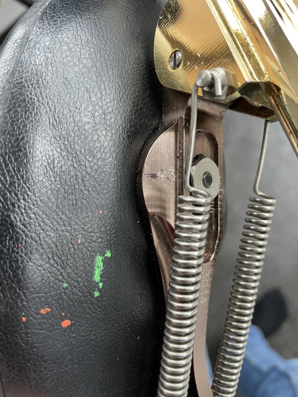 Viking Gold maat 43 met Maple Twin laser T-bone klapschaatsen