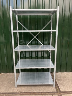 5 Meter magazijnstelling verzinkt 60 cm diep