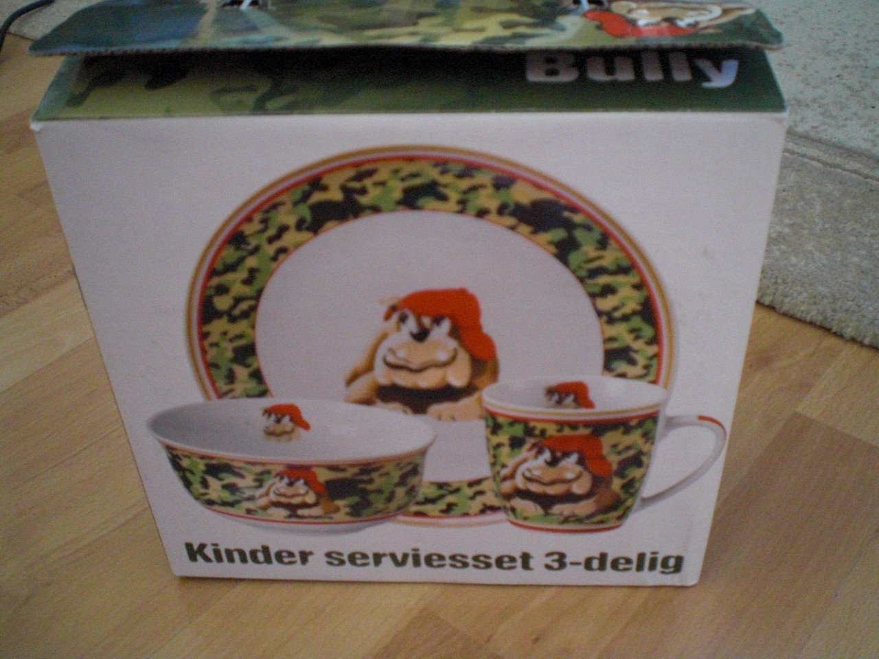 Kinderservies BULLY nieuw in de doos
