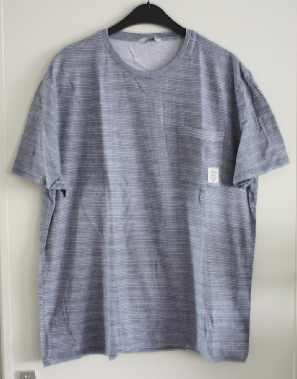 Shirt blauw gestreept maat xl